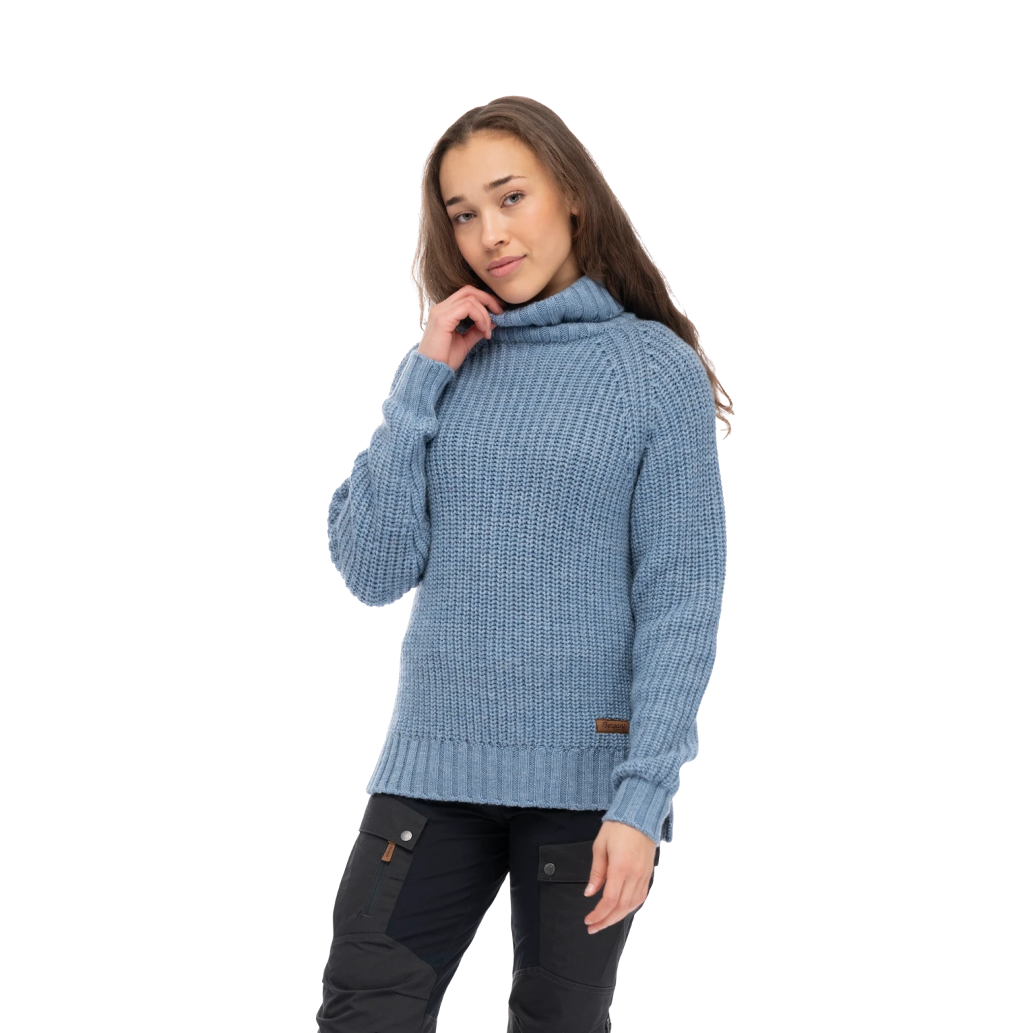 Nordmarka Merino High Neck Jumper Wollpullover - Bergans – Bild 2