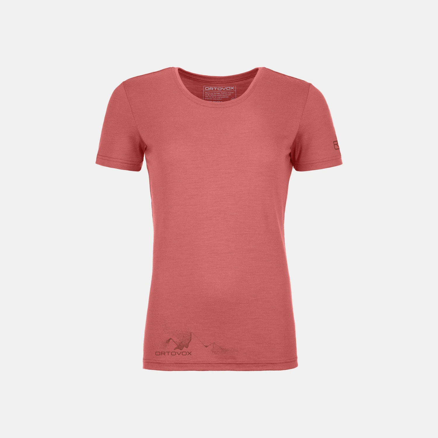 185 Merino Logo Spray T-Shirt Womens - Ortovox